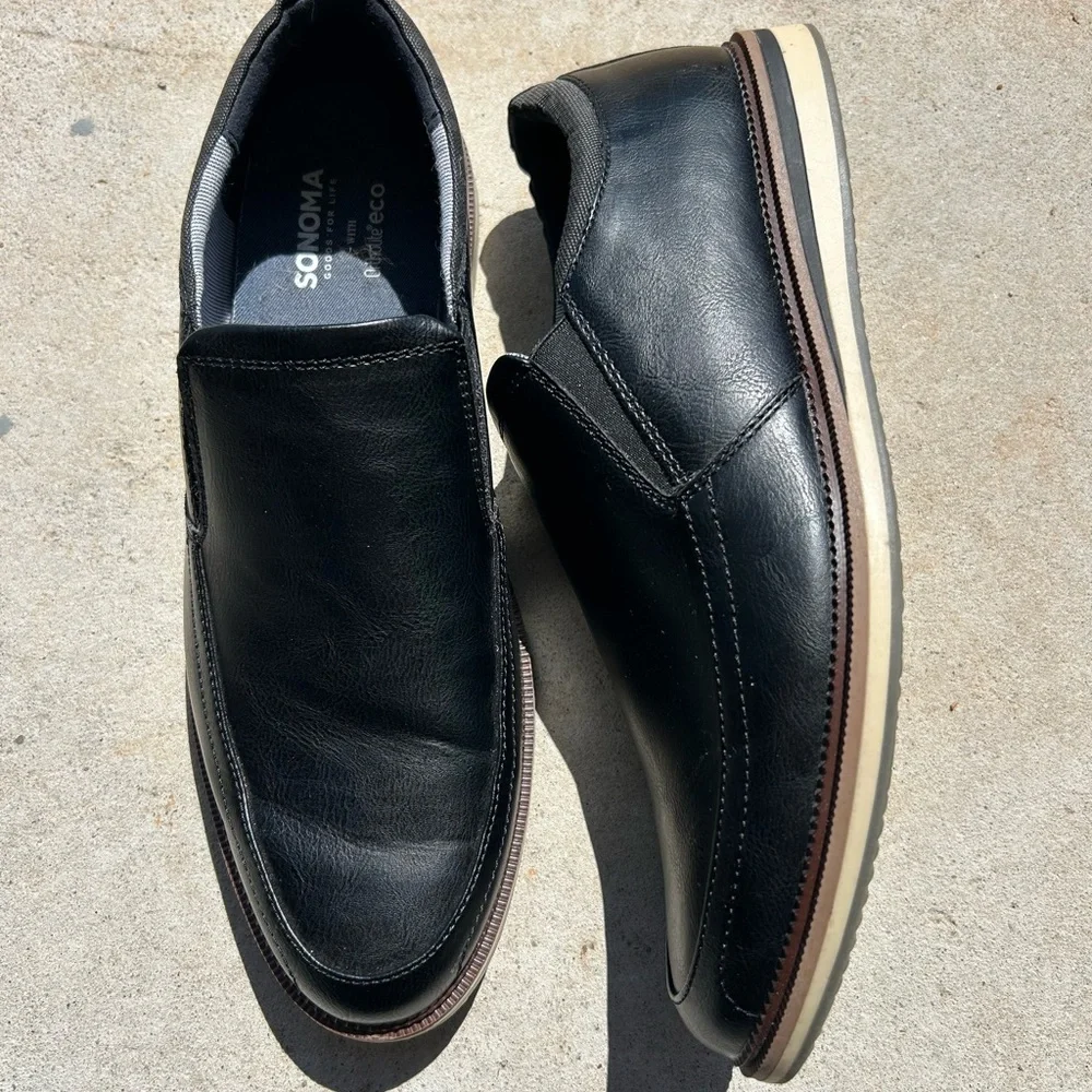 Sonoma Goods For Life Zollino Men's Slip-On Shoes Size 11 Med OrthoLite Eco - Picture 6 of 8